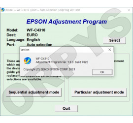 Epson WF-C4310 Adjustment Program